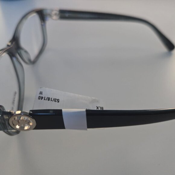 Michael Kors- Women's Black Rectangular Opticals - Picture 7 of 8